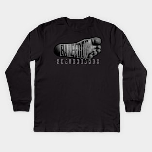 barefoot skateboards Kids Long Sleeve T-Shirt